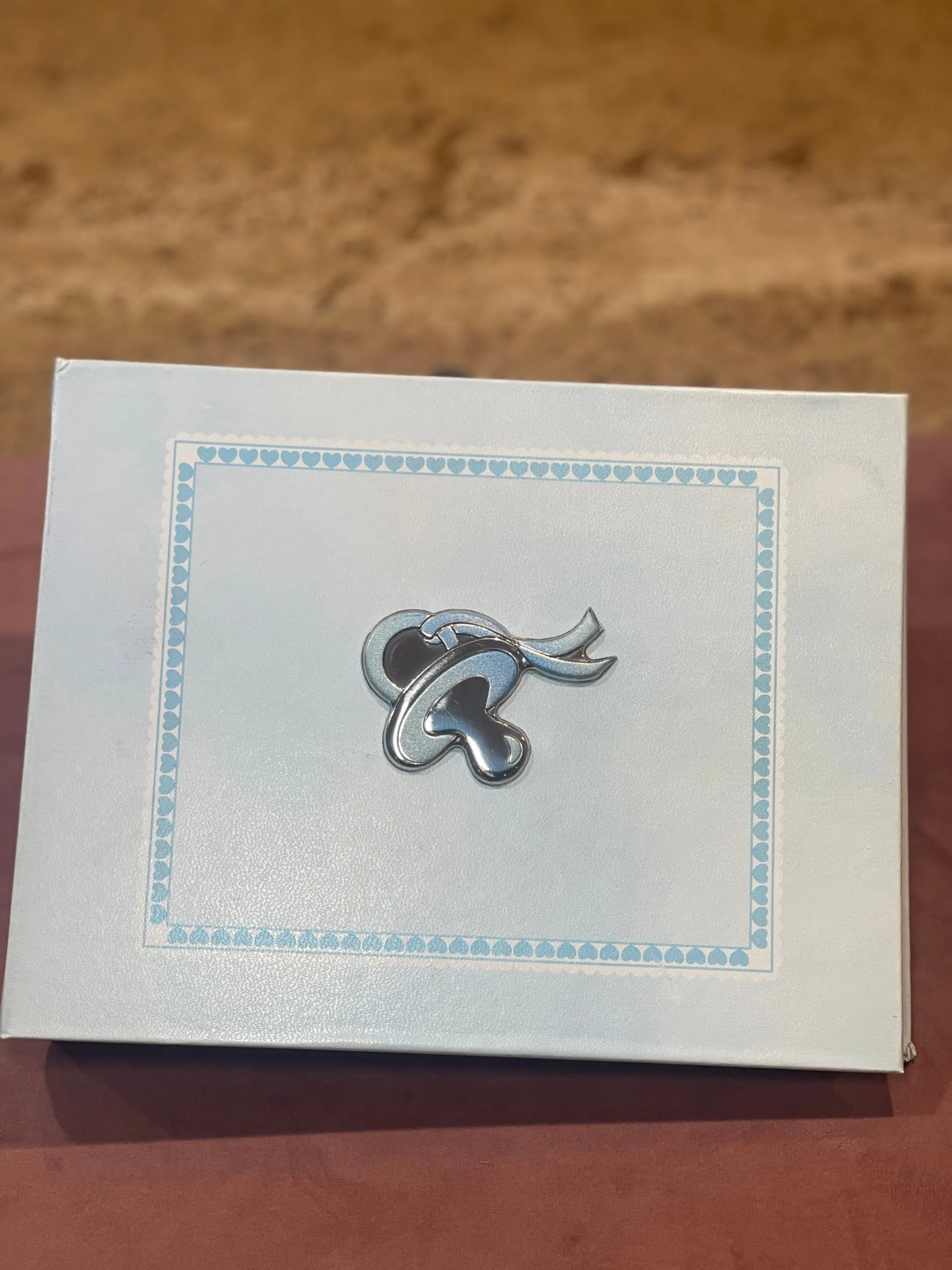 Album Nascita con Ciuccio in Argento