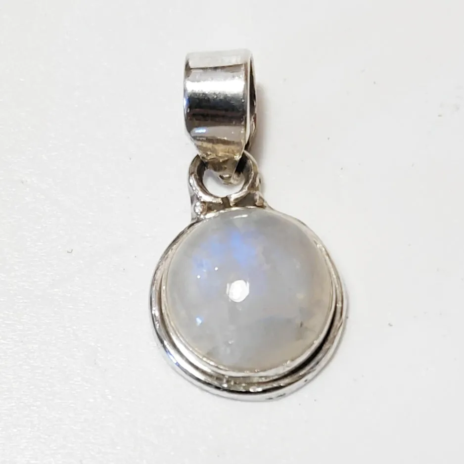 Mondstein-ANHÄNGER - 925er Silber II