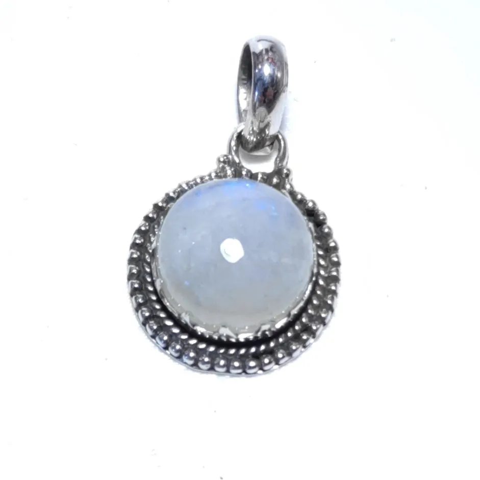 Mondstein-ANHÄNGER - 925er Silber VIIi