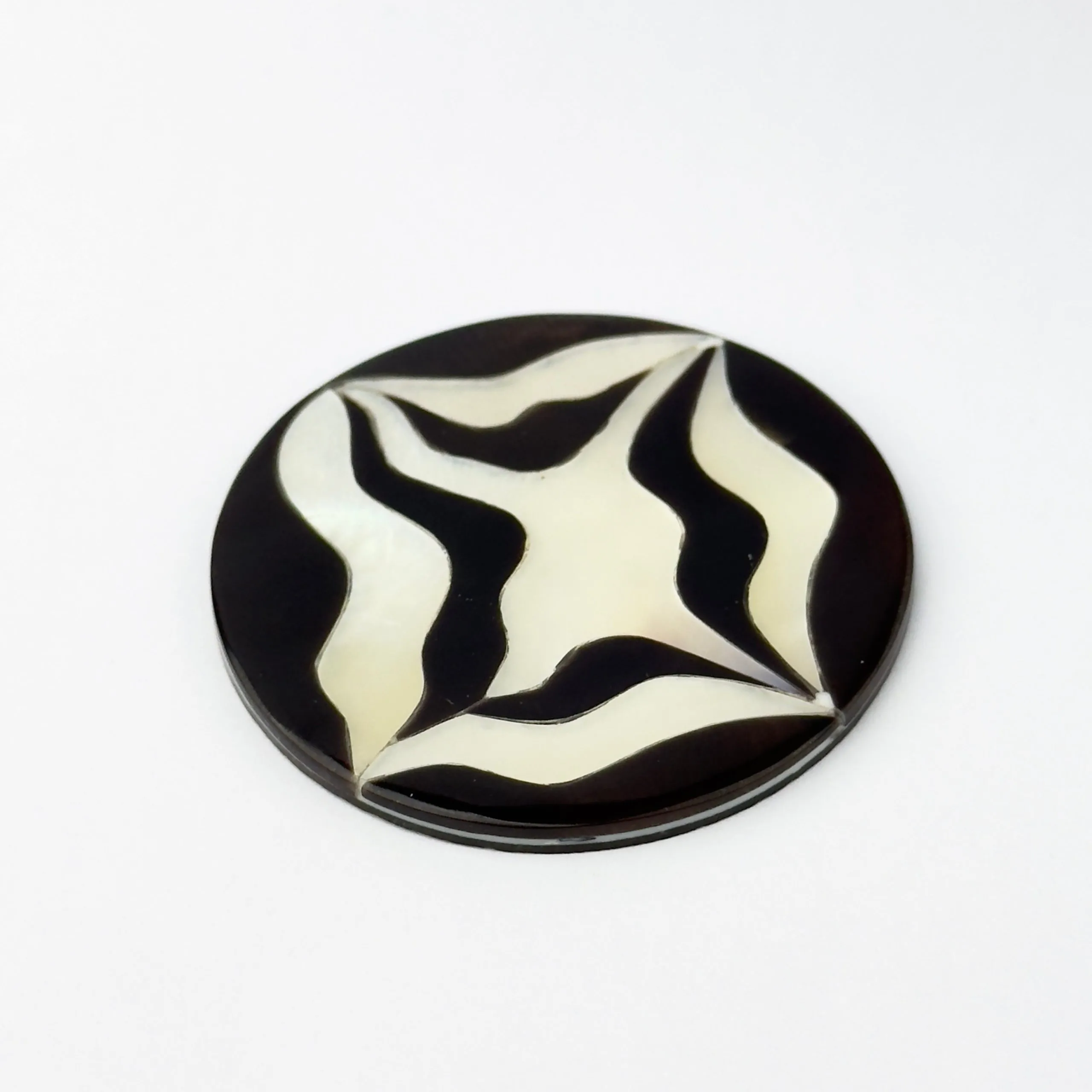 Cabochon Luce d'Avorio Disco 45x3mm - 1 pz