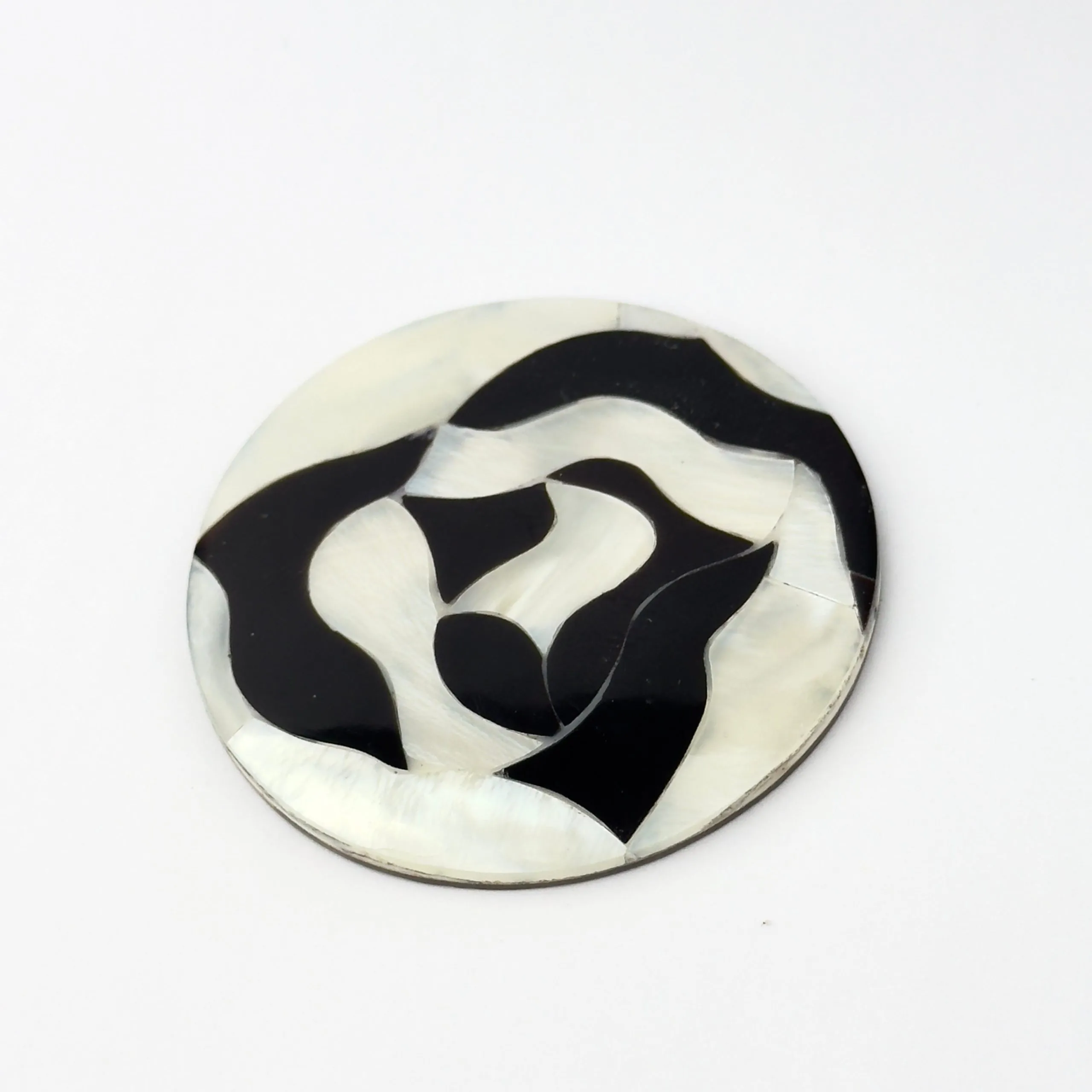 Cabochon Luce d'Avorio Disco 48x3,5mm - 1 pz