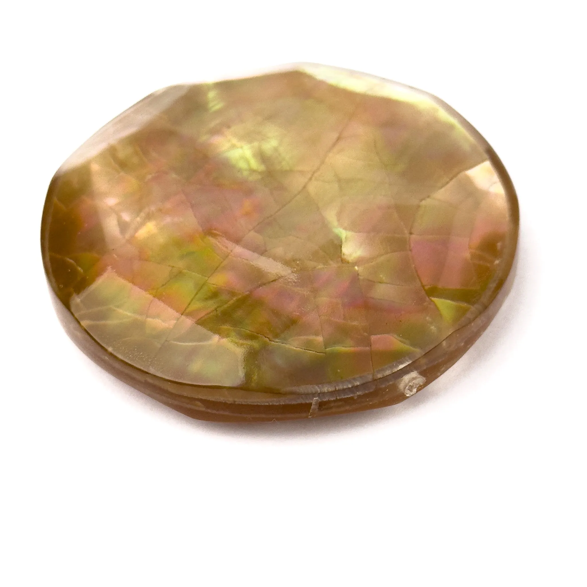 Perla Riflessi di Miele Disco 60x13,0mm - 1 pz