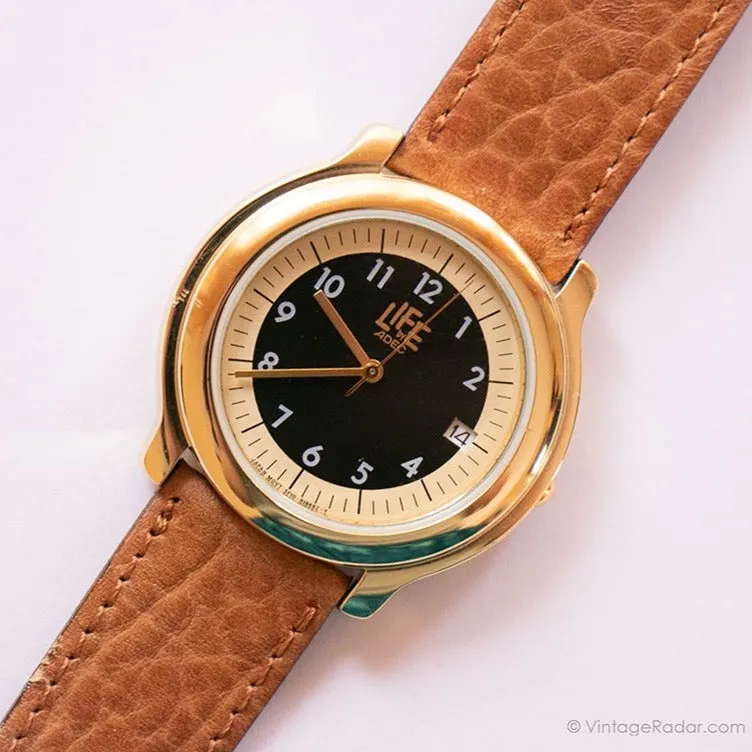 Vita vintage tono in oro di Adec Watch | Citizen Giappone orologio al quarzo
