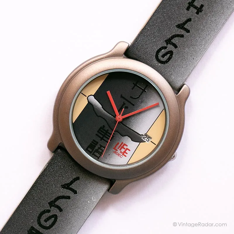 Vita grigia vintage di Adec Watch | Giappone Quartz orologio da Citizen