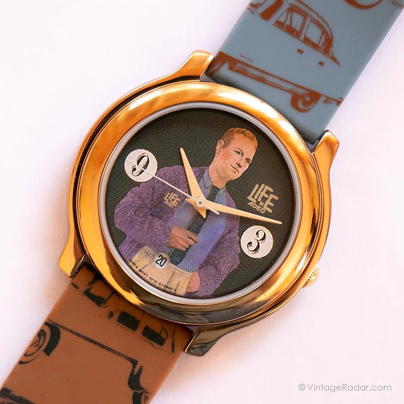 Vita vintage tono in oro di Adec Watch | Giappone Quartz orologio da Citizen