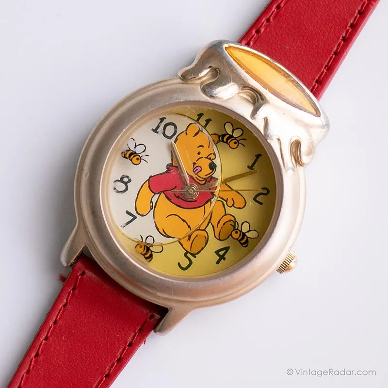 Vintage Winnie the Pooh Honey Watch | Walt Disney Giappone orologio al quarzo