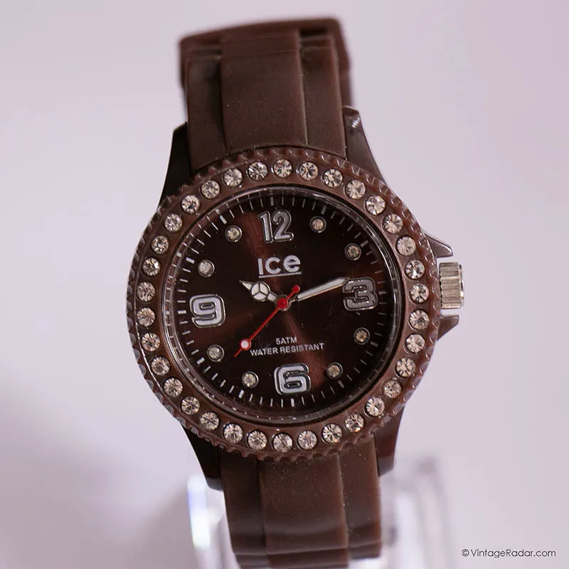 Watch Ice Brown vintage unisex | Orologio sportivo elegante da 40 mm