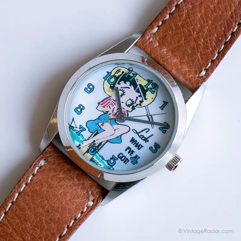 Watch Vintage Betty Boop | Orologio da tono d'argento retrò