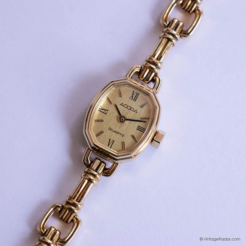 Tiny Ladies 'Adora Dress Watch Vintage | Orologio in quarzo tedesco tono d'oro
