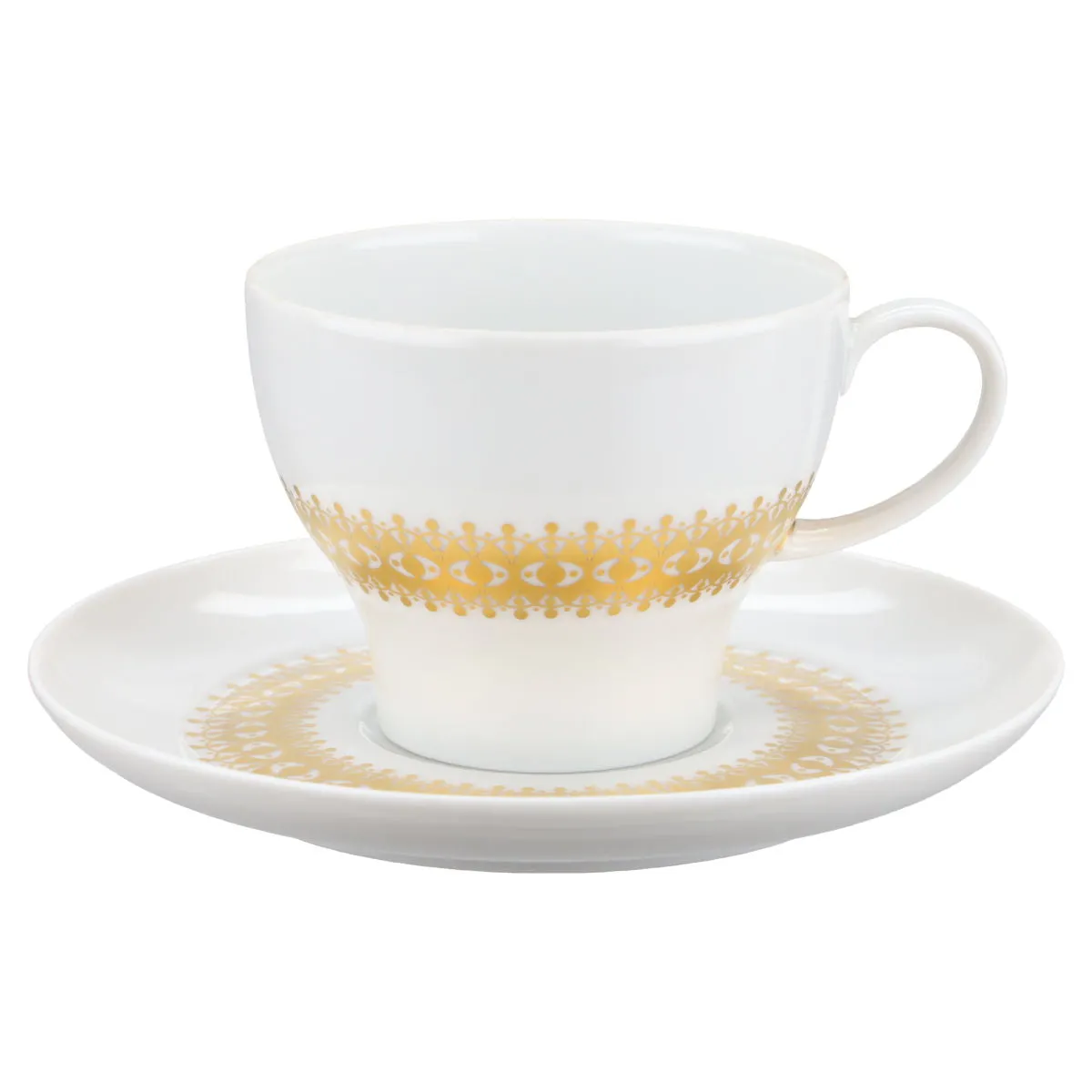 Kaffeetasse mit Untere - Thomas Rotunda Goldbordüre