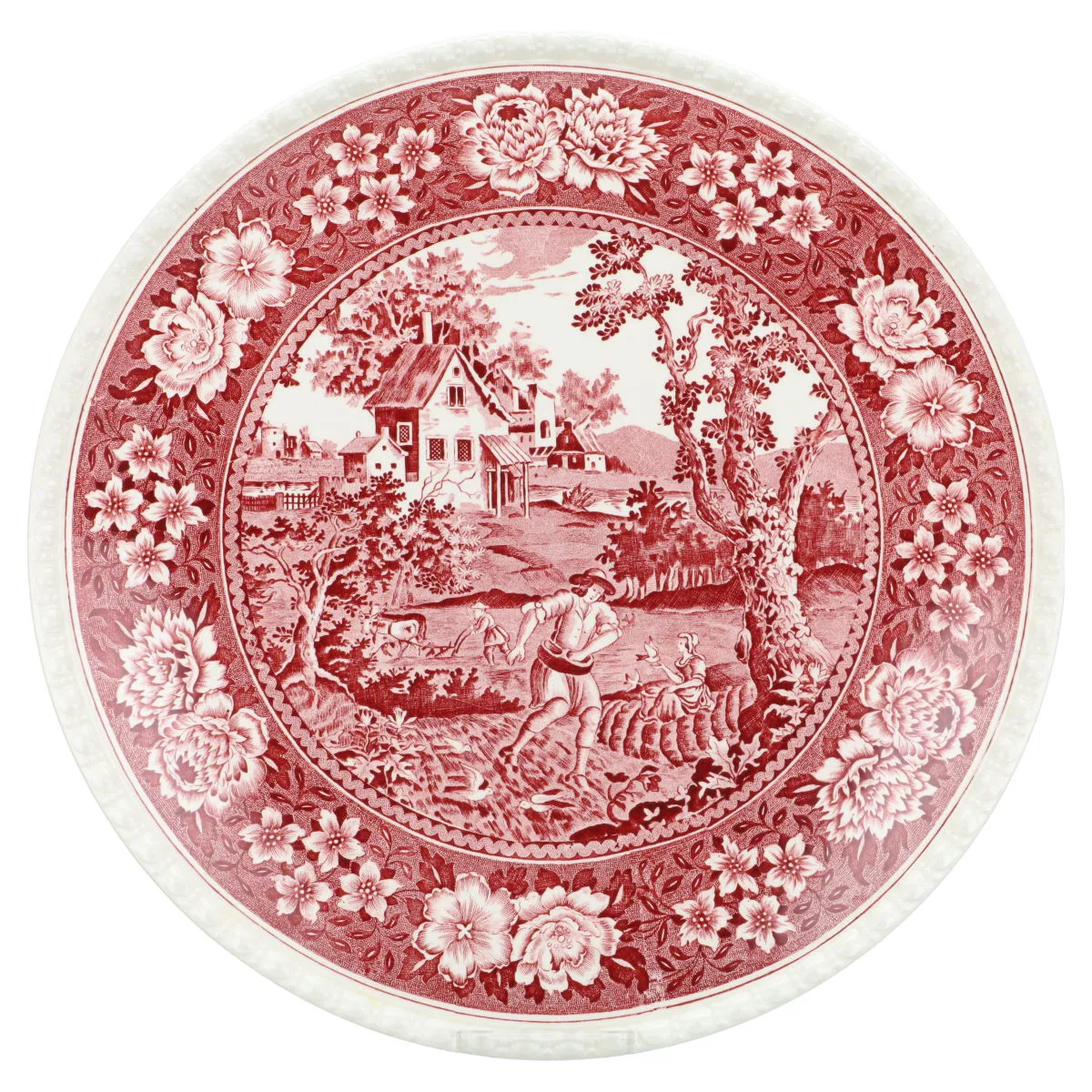 Tortenplatte - Villeroy & Boch Rusticana rot