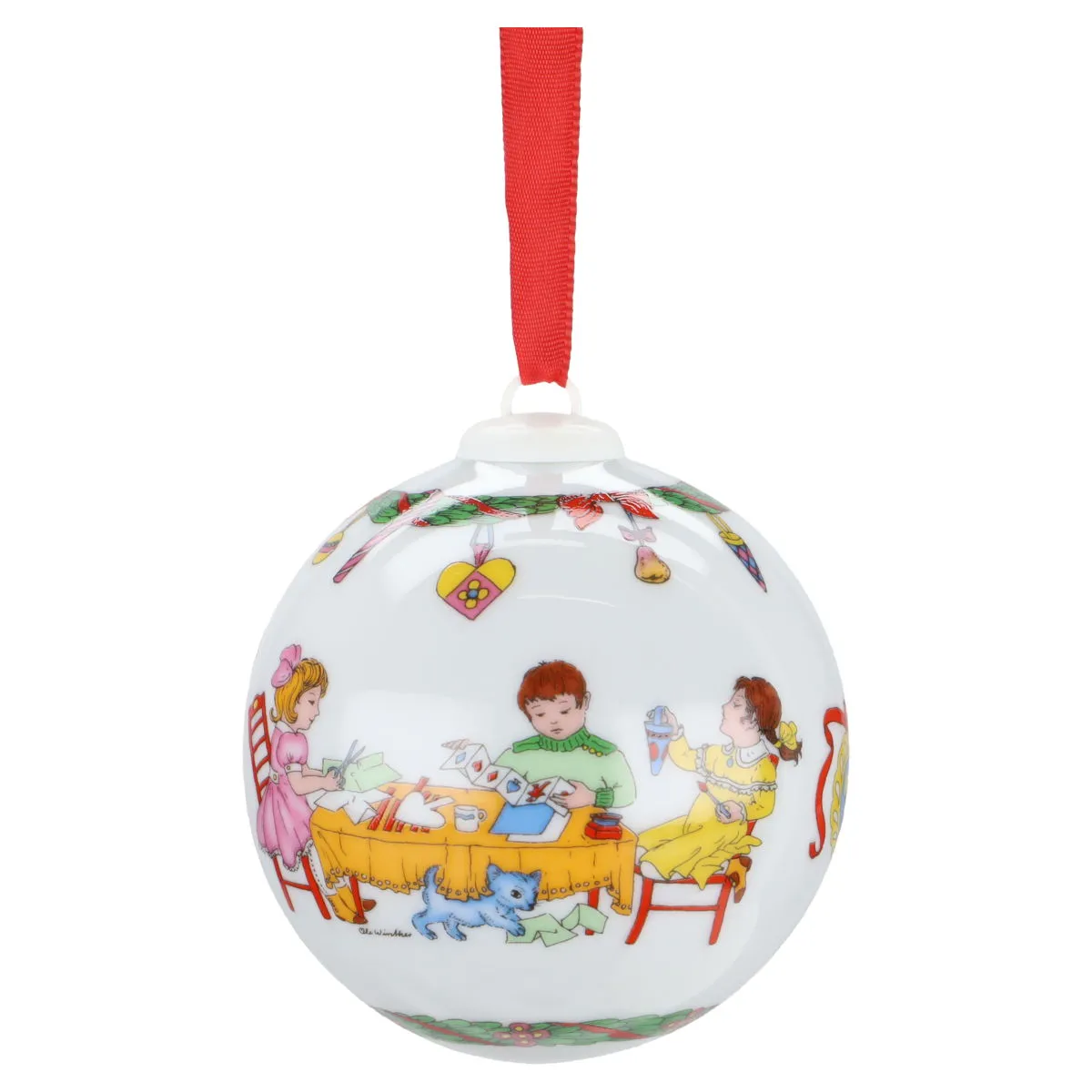 Weihnachtskugel 1999 - Bastelstube - Hutschenreuther Weihnachtsartikel Weihnachtskugeln ohne OVP