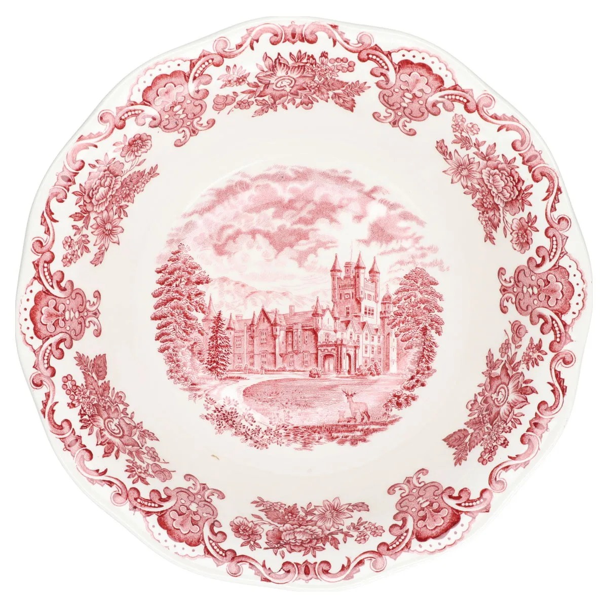 Schüssel groß - Enoch Wedgwood Royal Homes of Britain Red