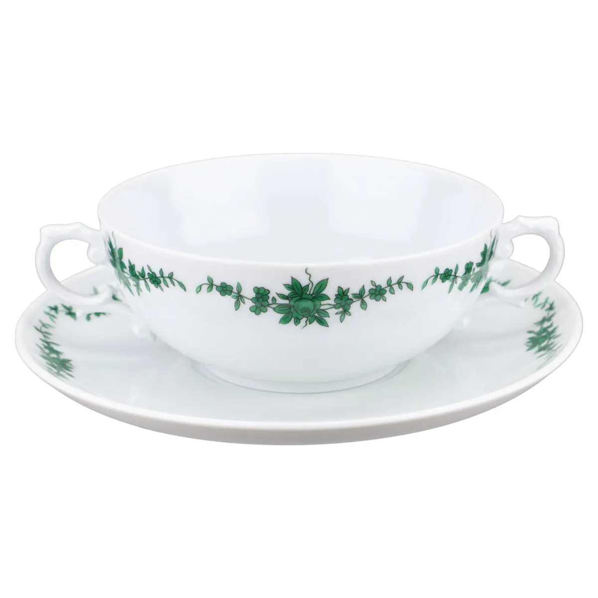 Suppentasse mit Untere - Fürstenberg Alt Fürstenberg Schlossgarten 02762