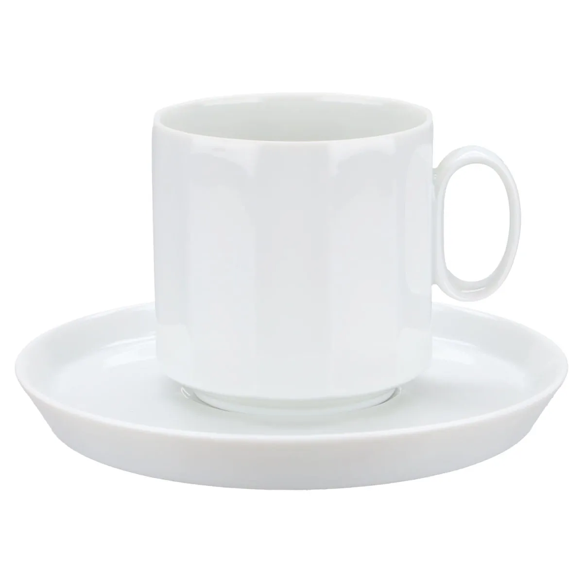 Kaffeetasse mit Untere - Rosenthal Polygon weiß