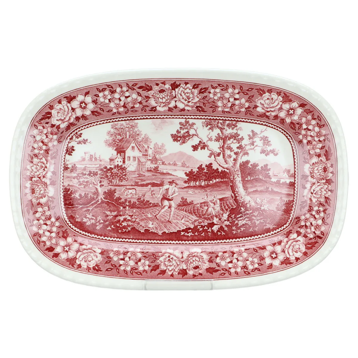 Fleischplatte groß - Villeroy & Boch Rusticana rot