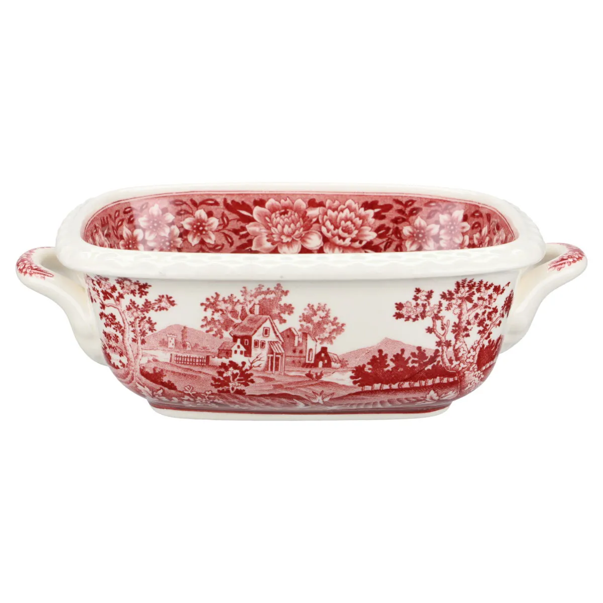 Butterschale - Villeroy & Boch Rusticana rot