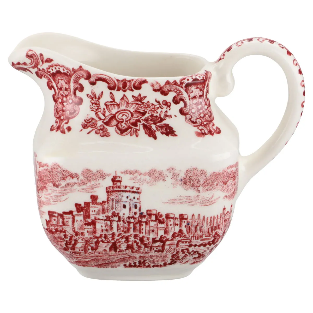 Milchkännchen - Enoch Wedgwood Royal Homes of Britain Red