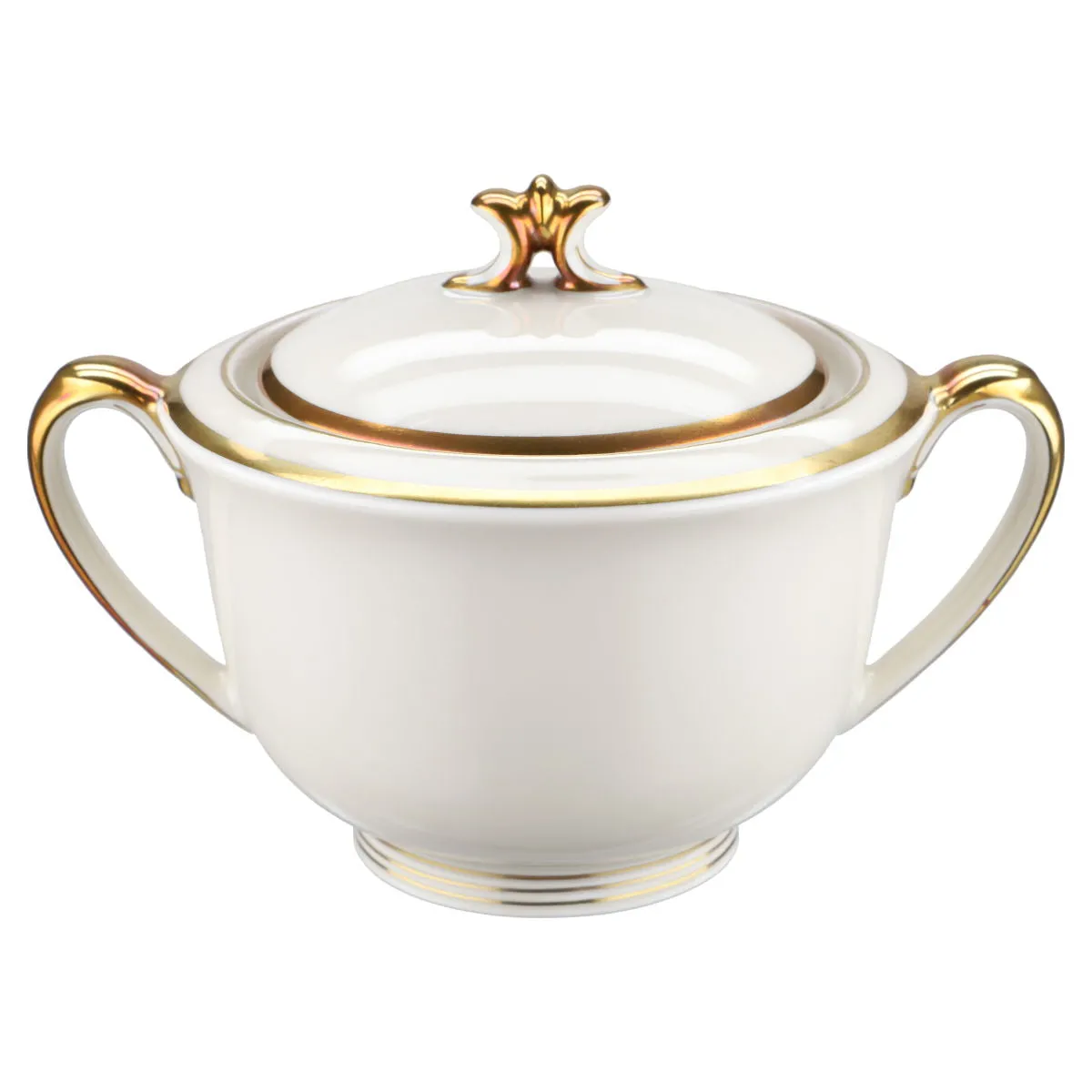 Zuckerdose - Hutschenreuther Margarete Goldrand Dekor 19567