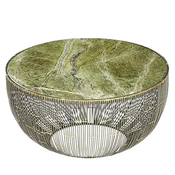 Lambert Couchtisch mit Marmorplatte Nikaho