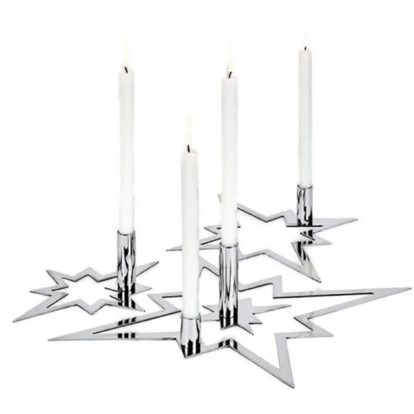 Lambert Kerzenleuchter Sirius Silber (4-teilig)