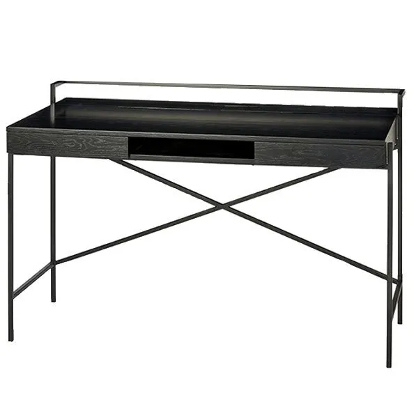 Lambert Schreibtisch Sekretär Derrick Eiche Schwarz