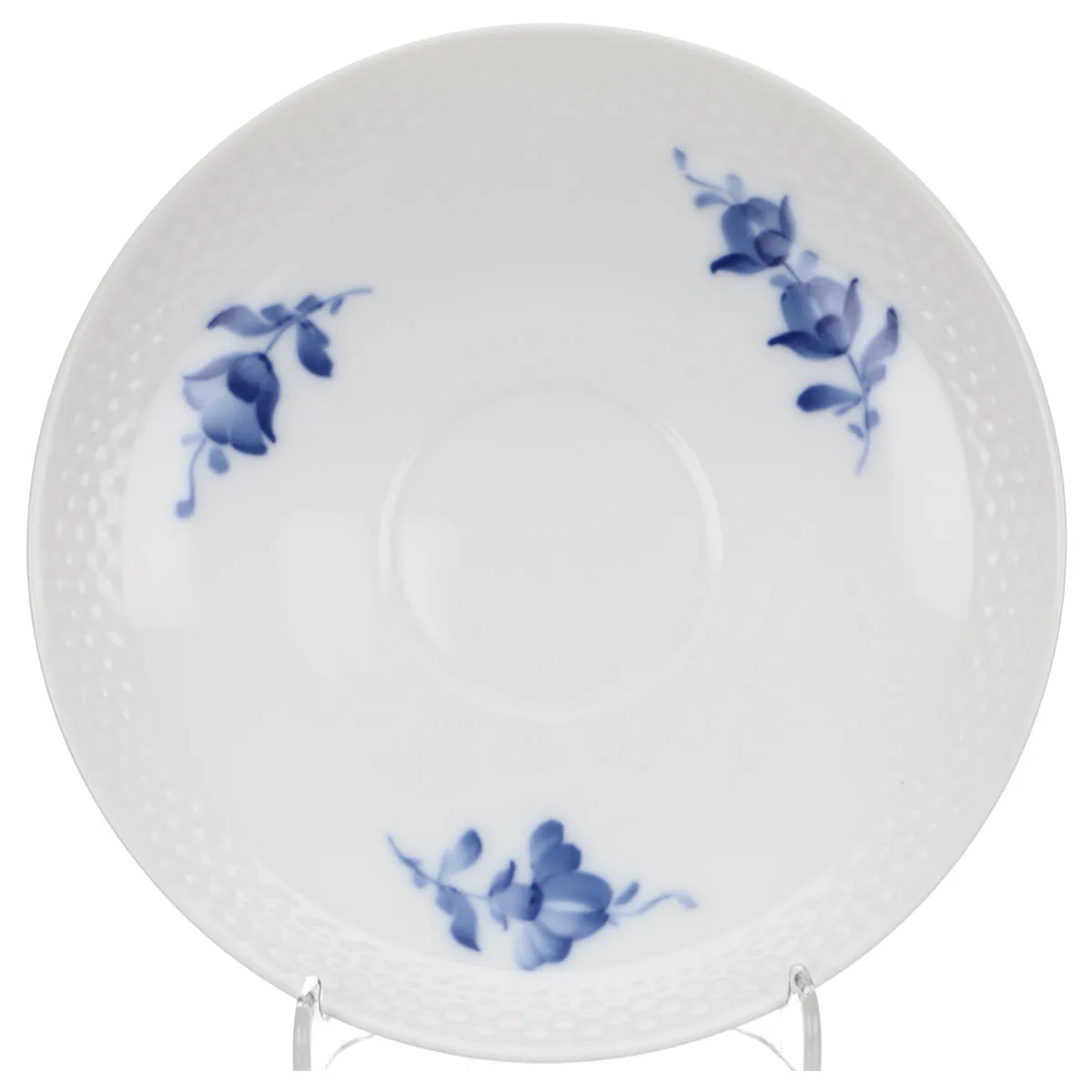 Untertasse Suppe Modell 8269-8282 - Royal Copenhagen Blaue Blume glatt  I. Wahl