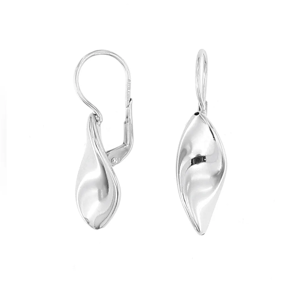 Orecchini in Argento 925 a foglia