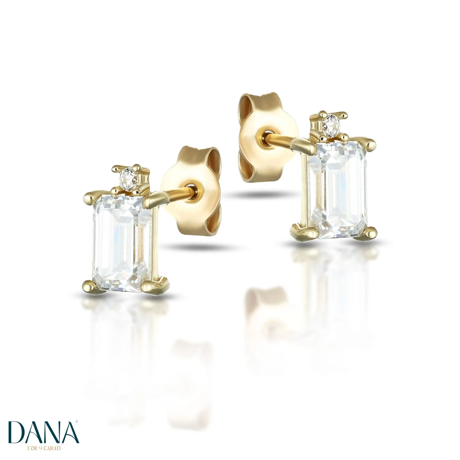 Orecchini baguette oro 9 carati DANA L'OR 9 CARATI