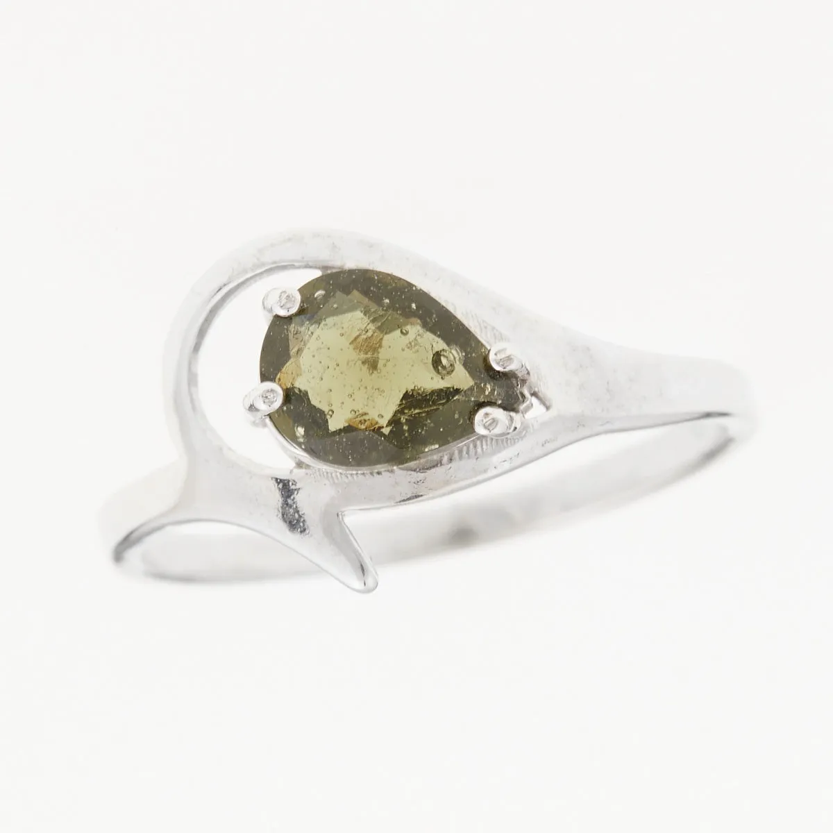 Anello in Argento con Moldavite 264