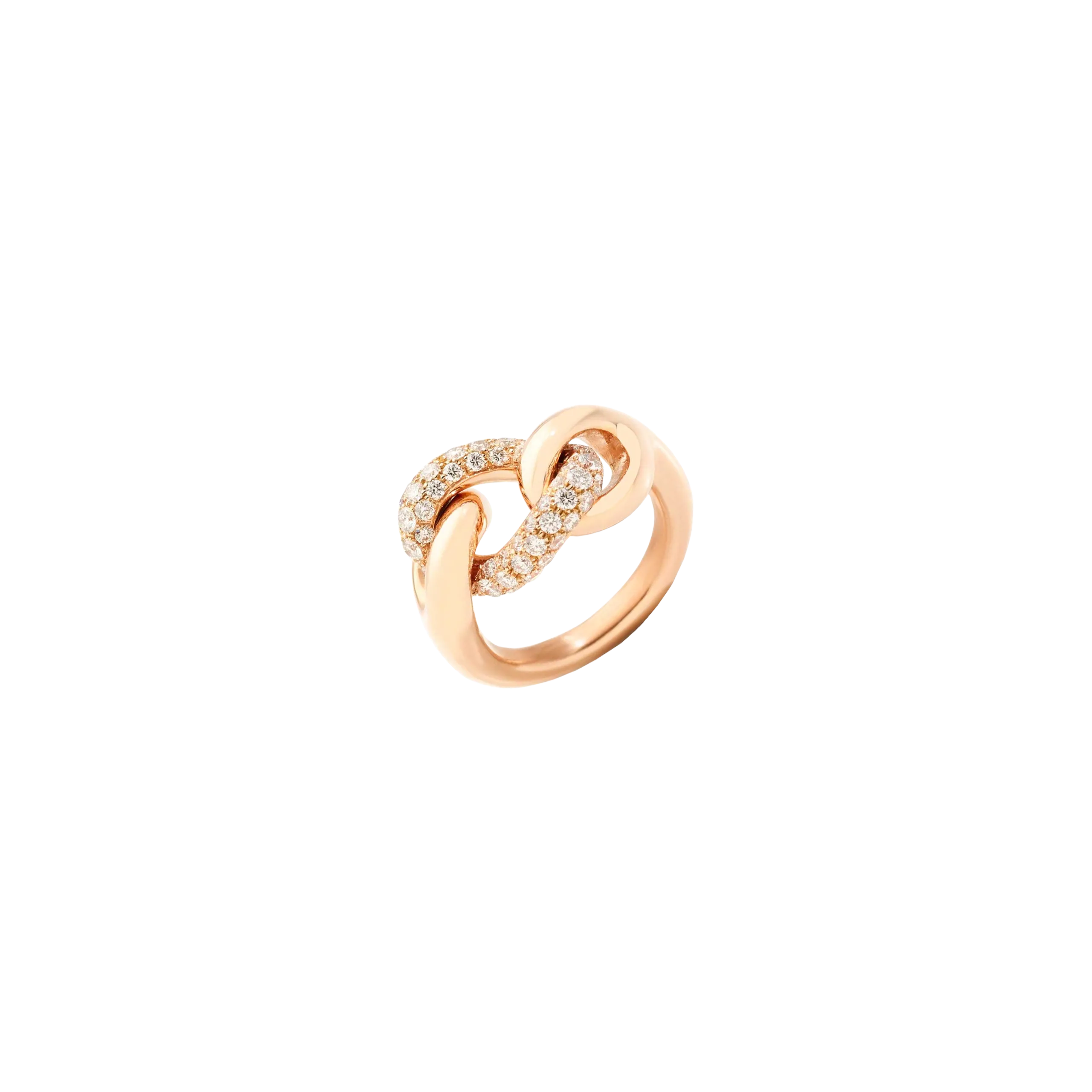 POMELLATO - ANELLO CATENE IN ORO ROSA E DIAMANTI - PAC1011O7000DB000 - PAC1011O7000DB000