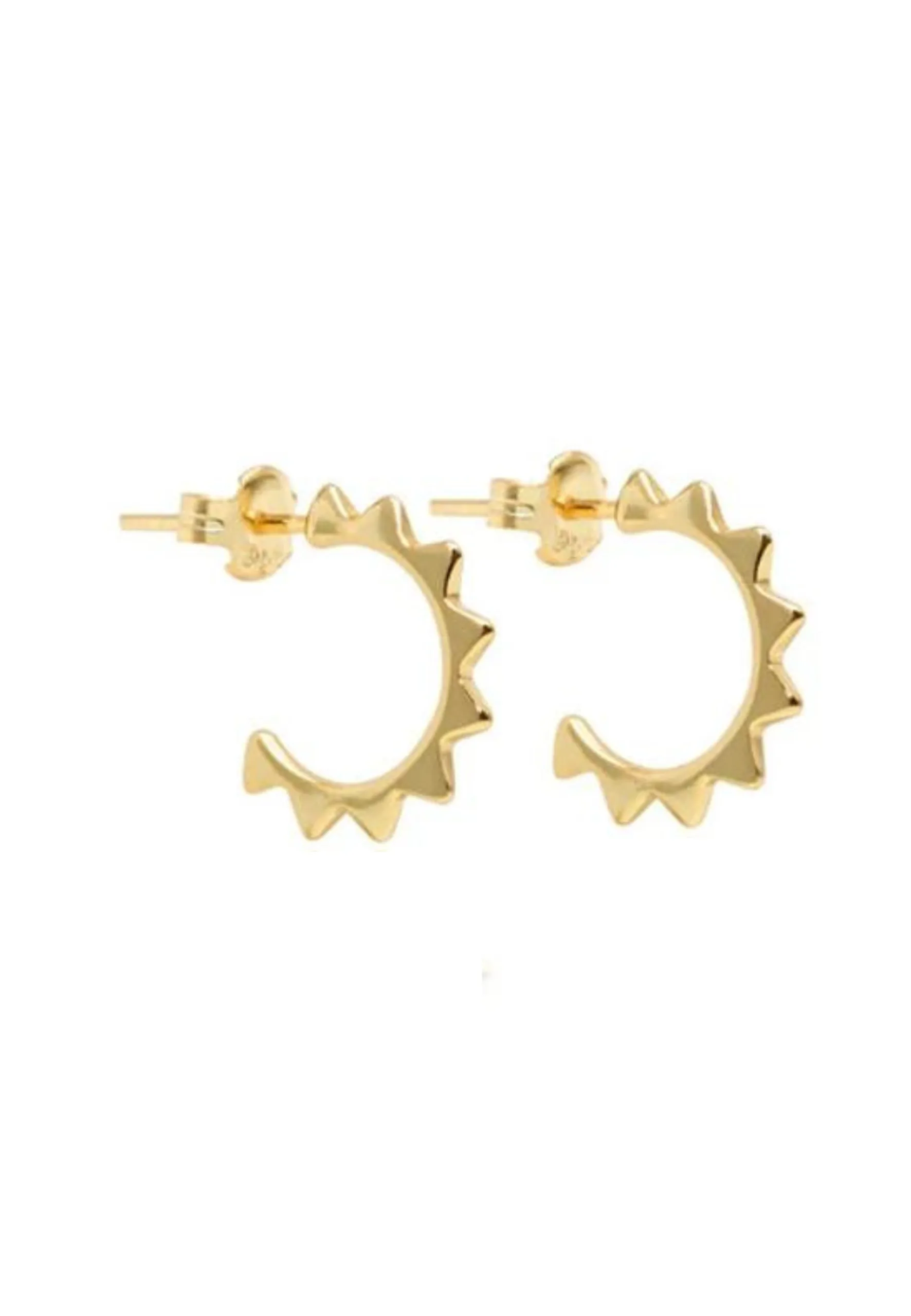 Pendientes BRAVE CURVE oro