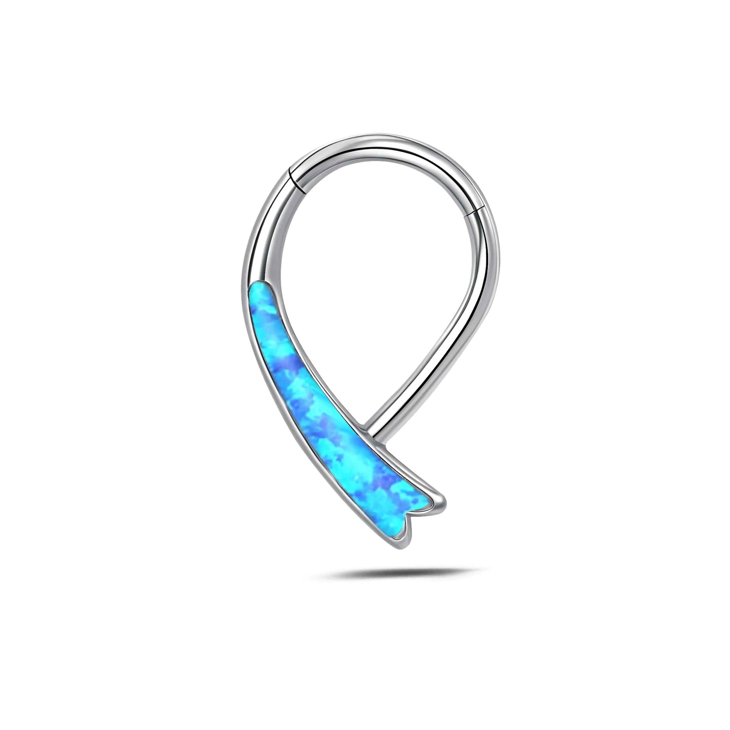 Piercing naso nodo turchese in argento