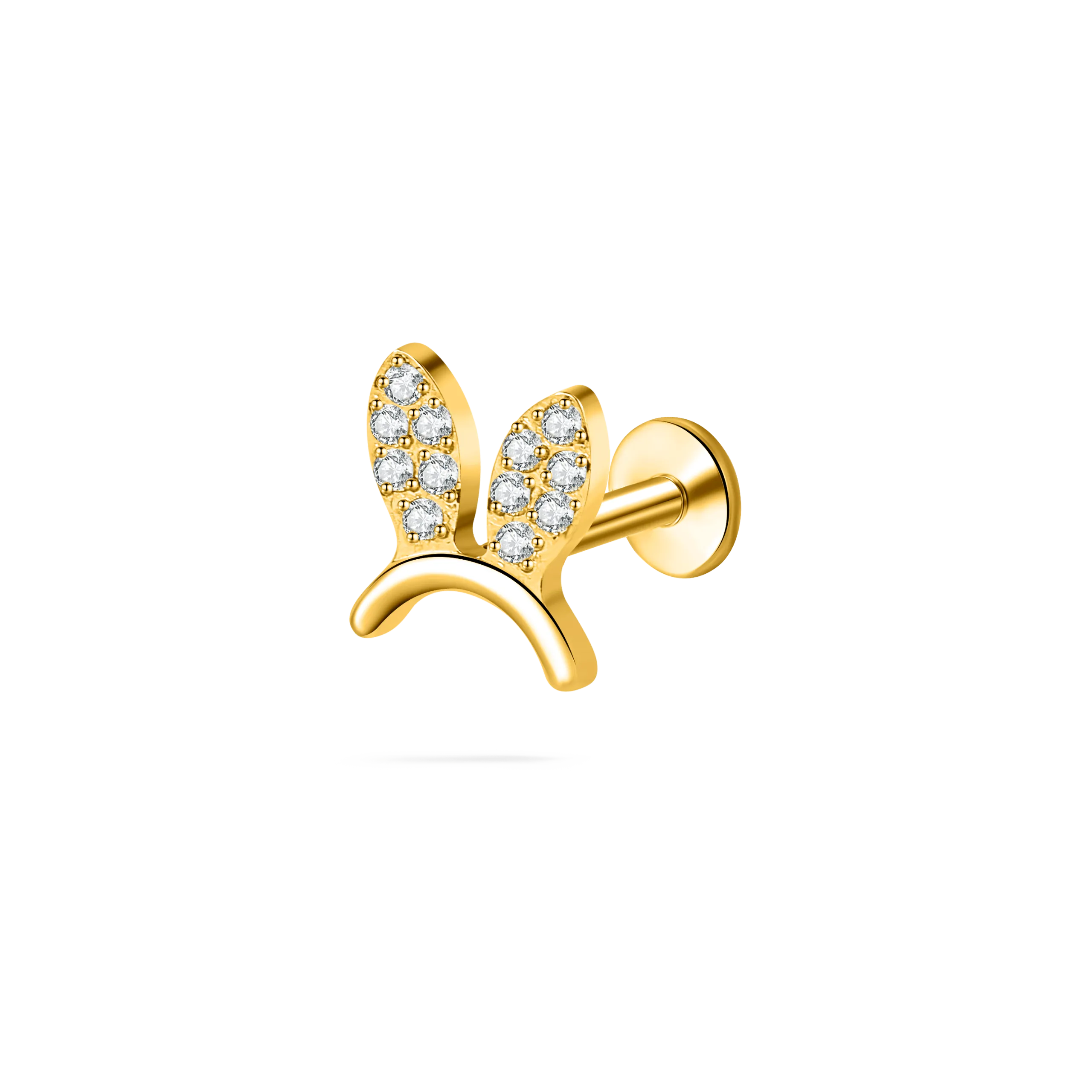 Piercing orecchio/naso coniglietto in oro