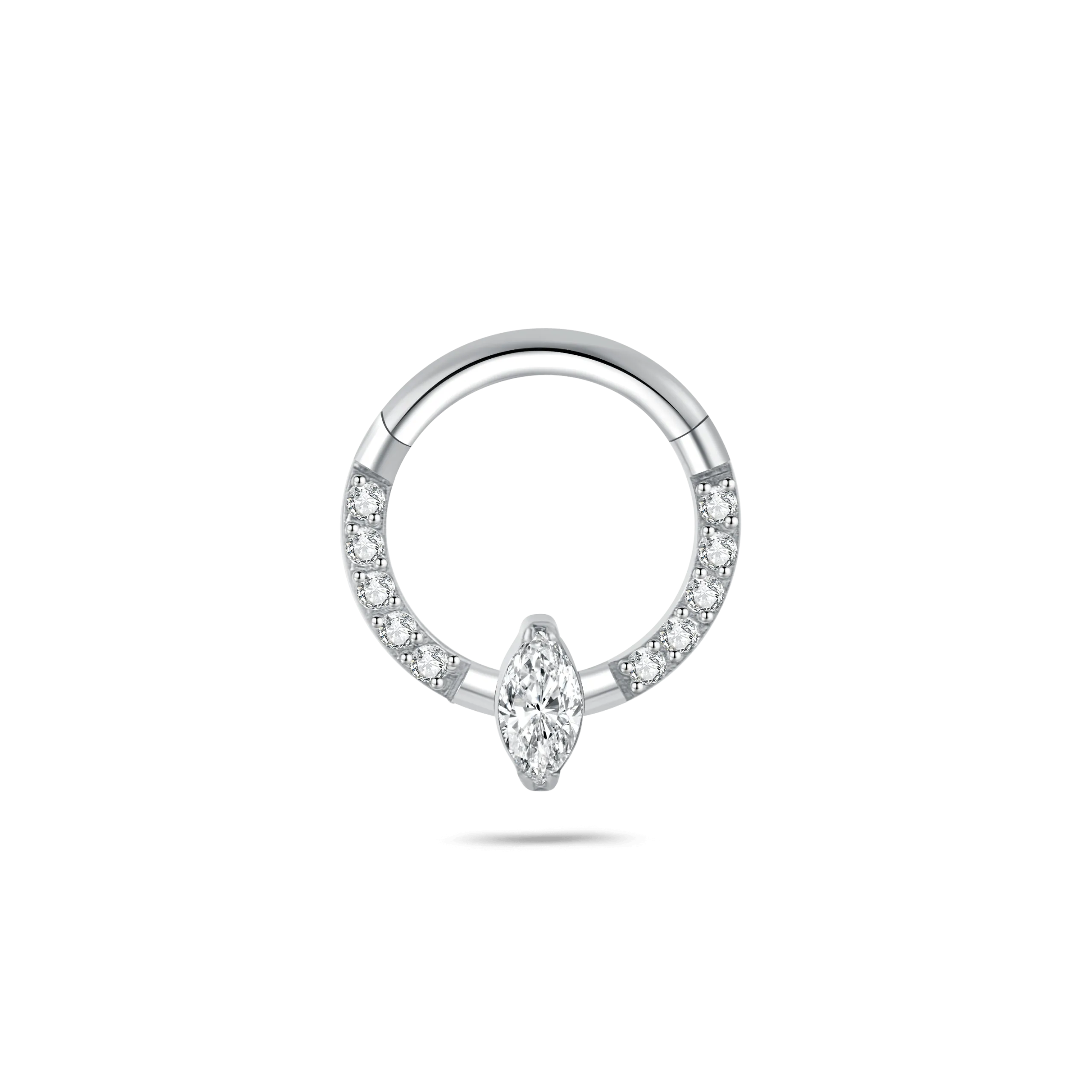 Piercing orecchio/naso/bocca goccia in argento