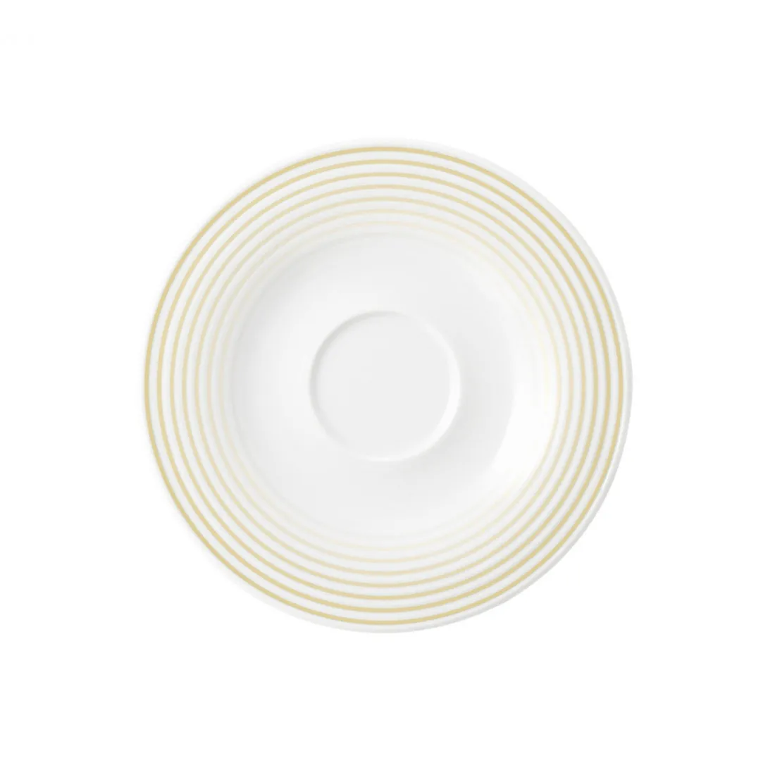 Untertasse Blues sandbeige rund mit Relief Ø 13,7 cm