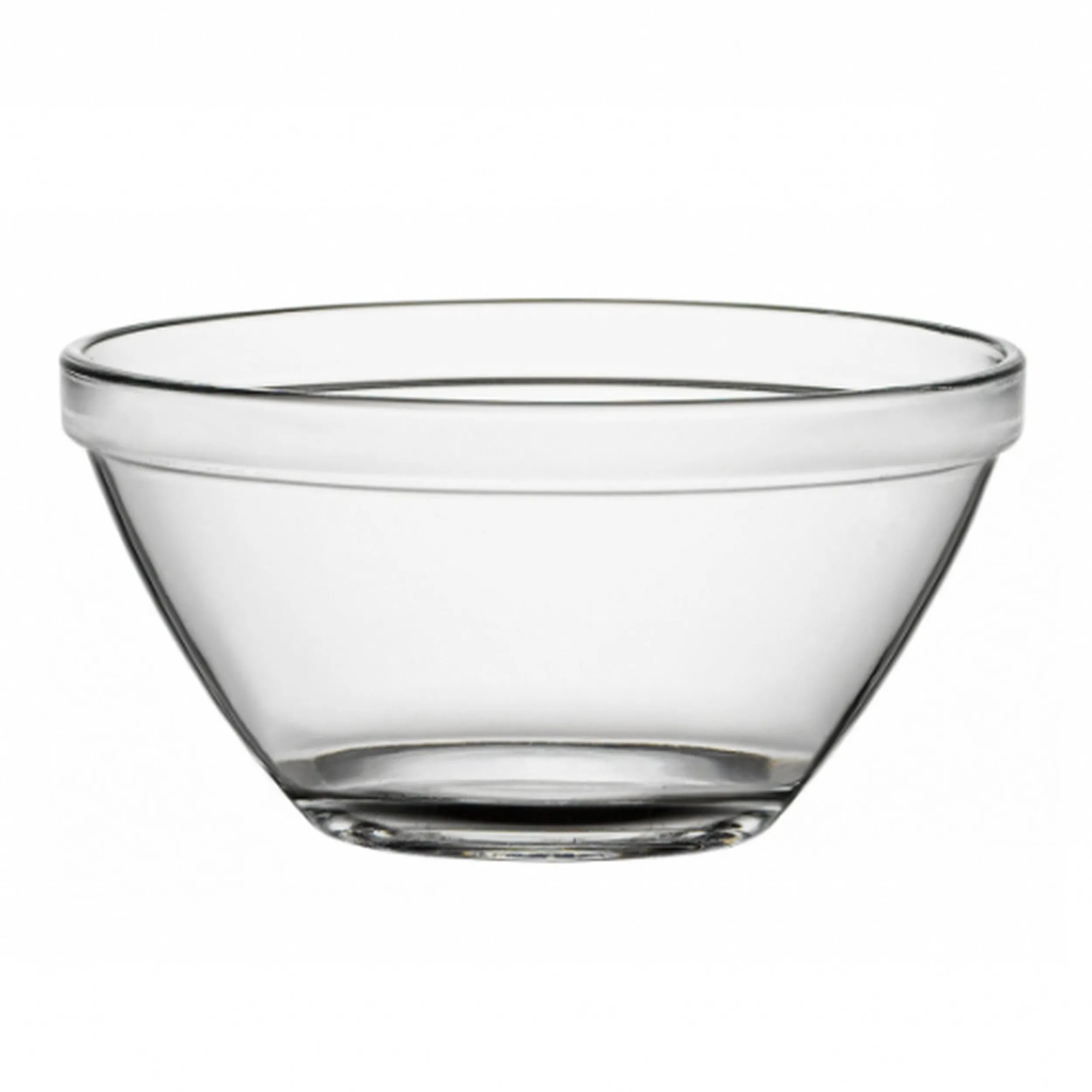 Bormioli Rocco Pompei Salatschale 23cm – Gehärtetes Glas, Stapelbar