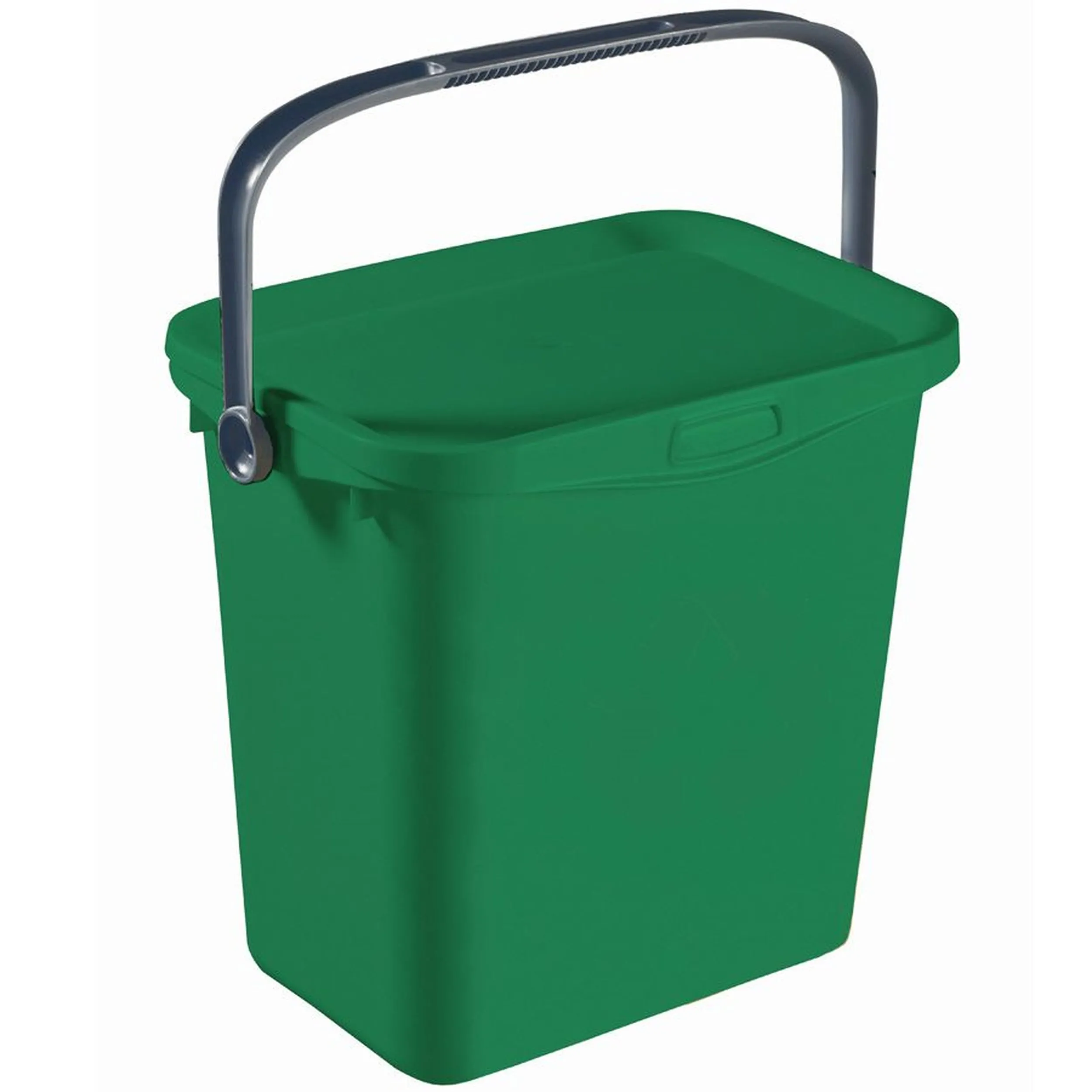 CURVER Bio Box Lisa 6L – Grün/Silber Komposter mit Henkel