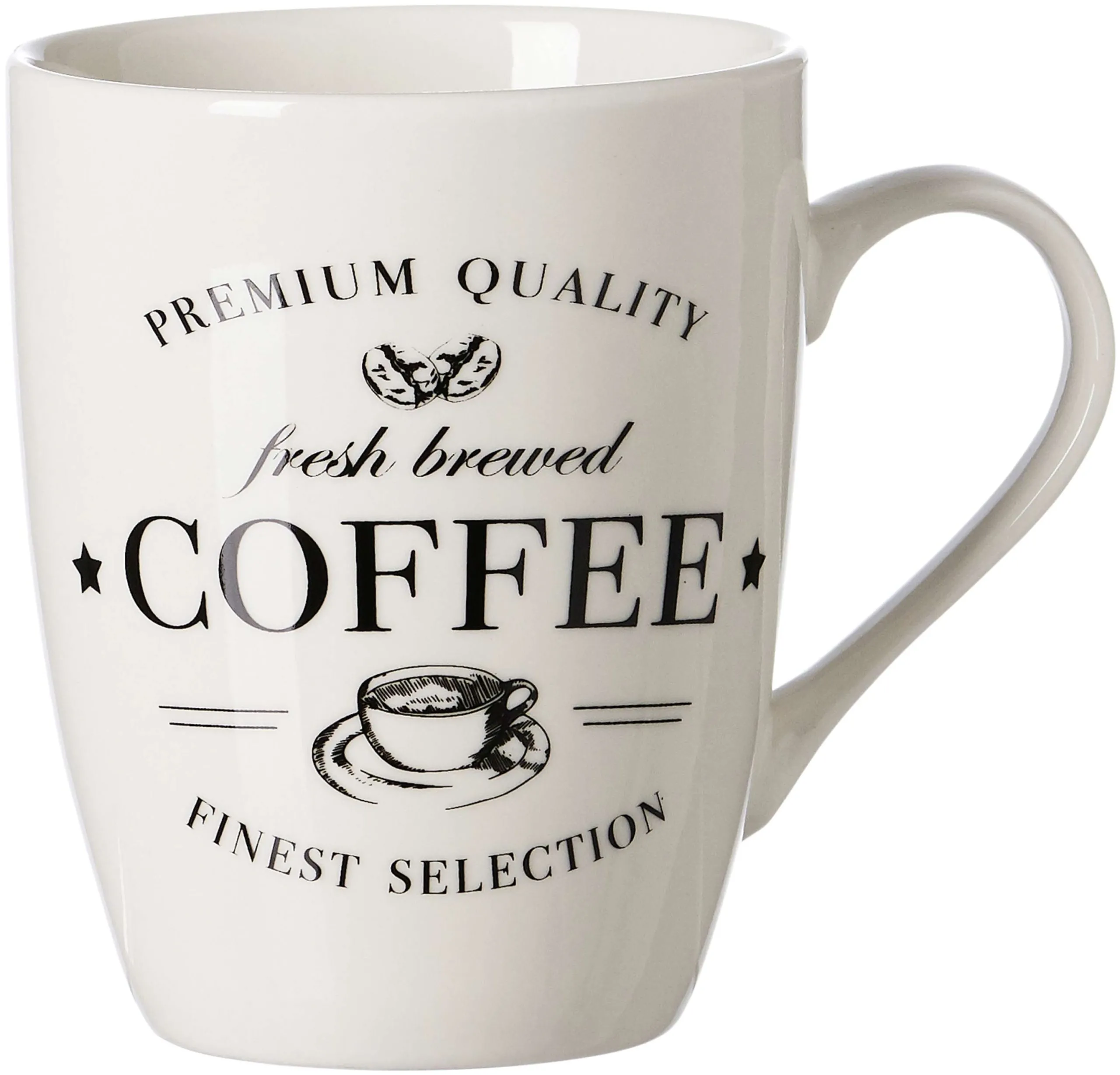 Ritzenhoff Finest Selection Becher Schwarz 310ml Porzellan