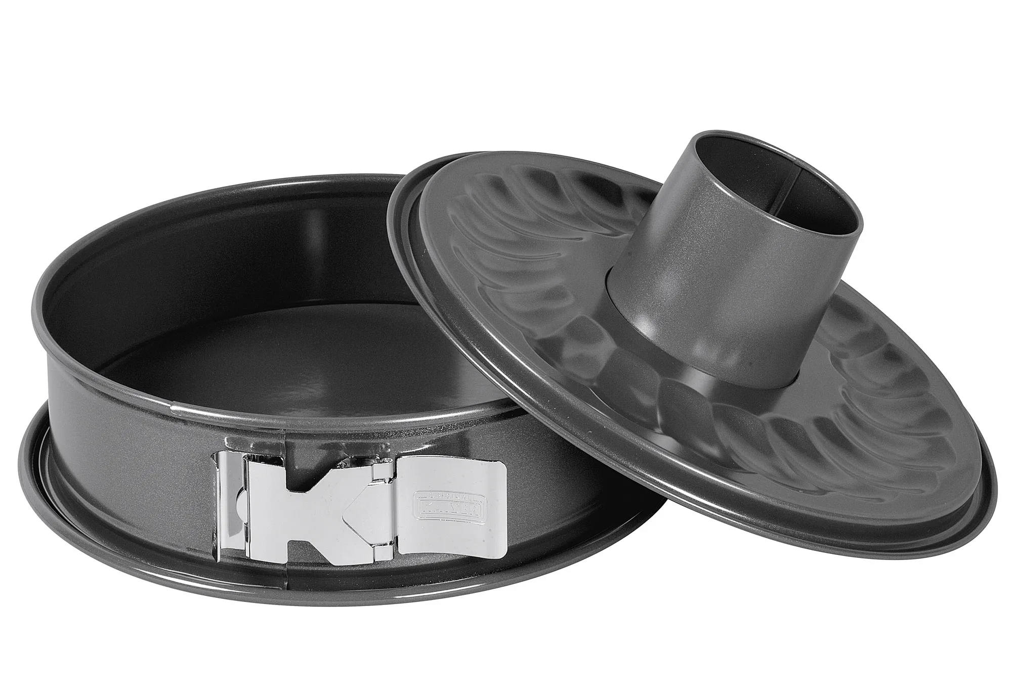 Kaiser 23 0063 8010 Springform Backform Antihaftbeschichtet mit Rohrboden 28 cm