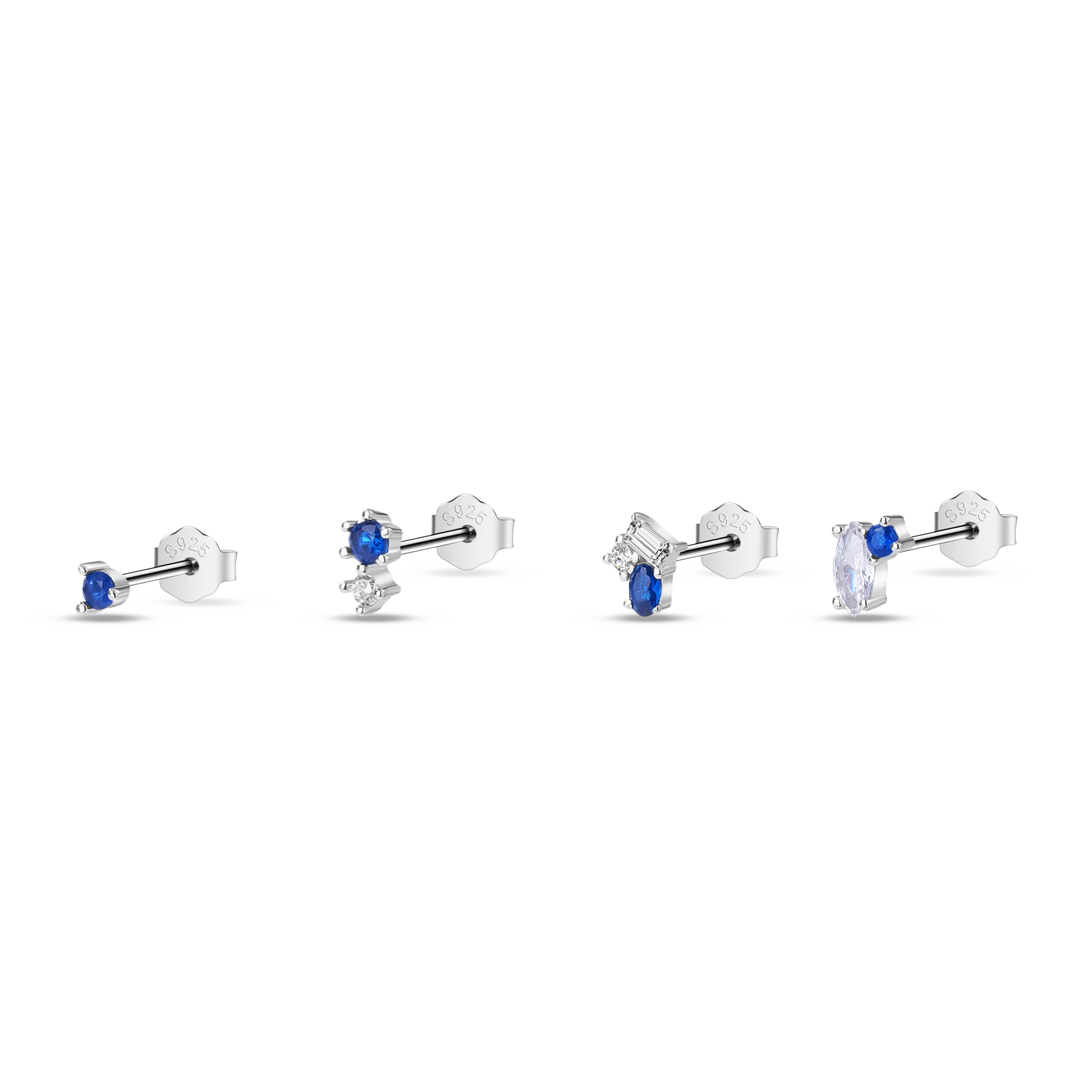 Set orecchini sogno blu in argento