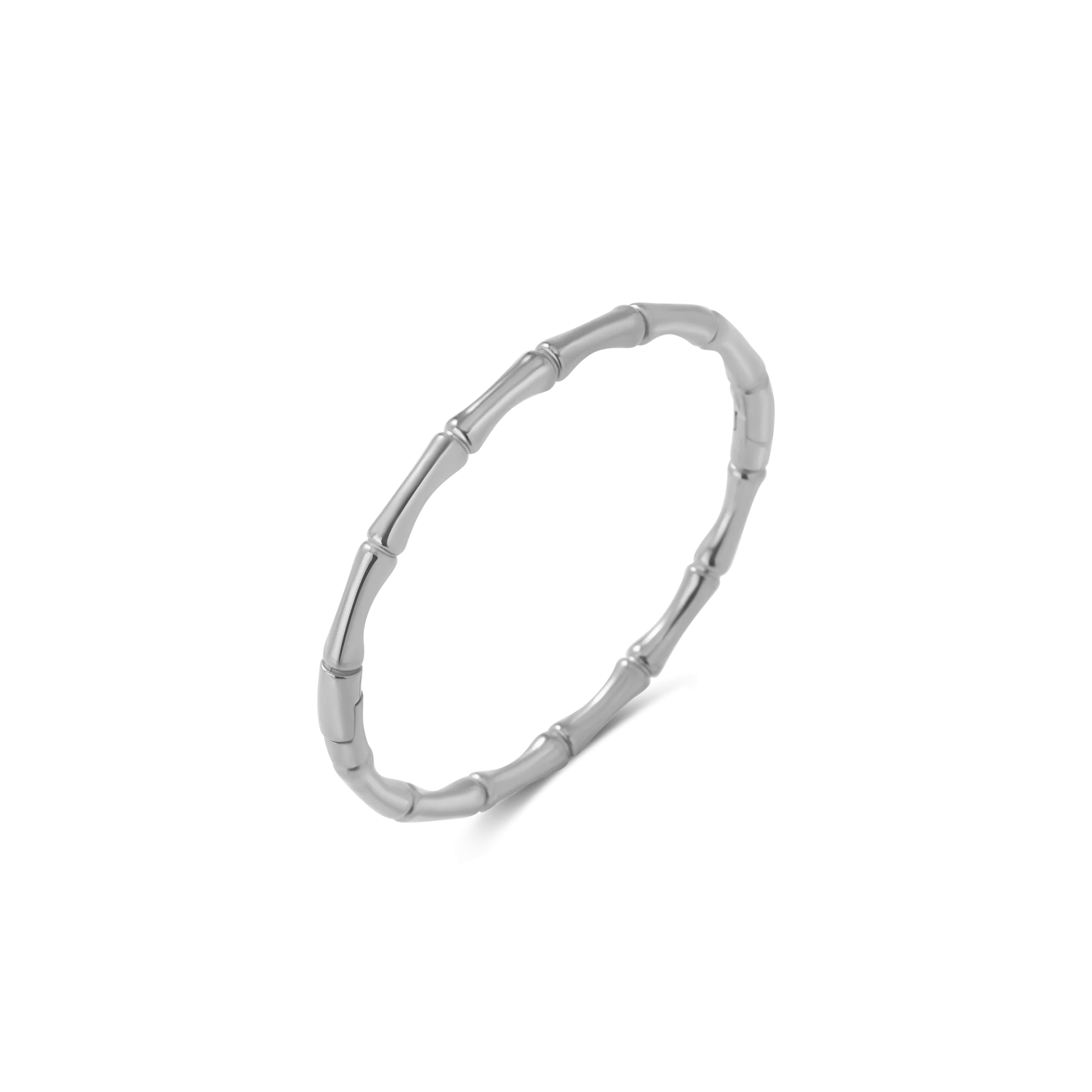 Bracciale bamboo in argento