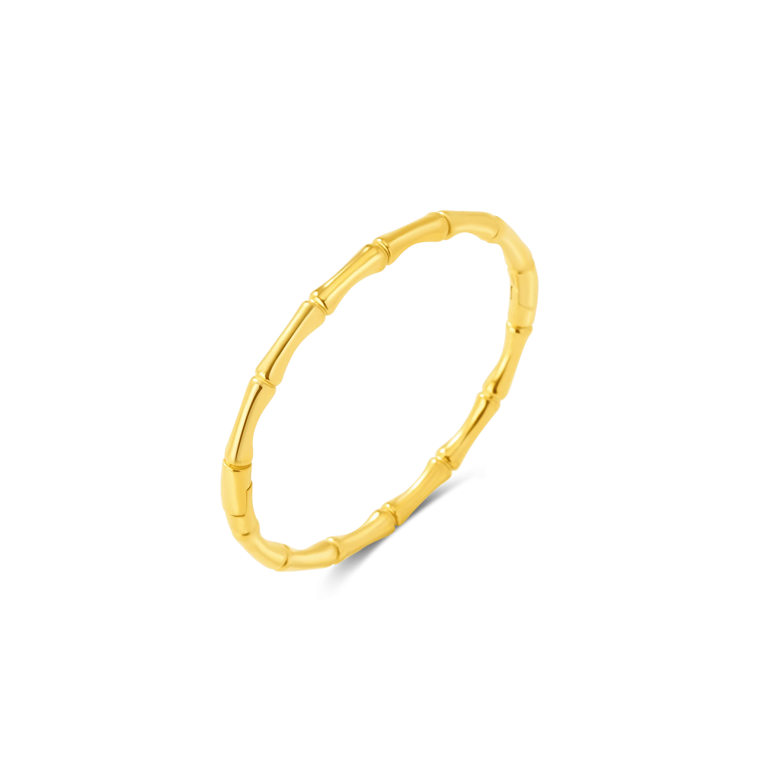 Bracciale bamboo in oro
