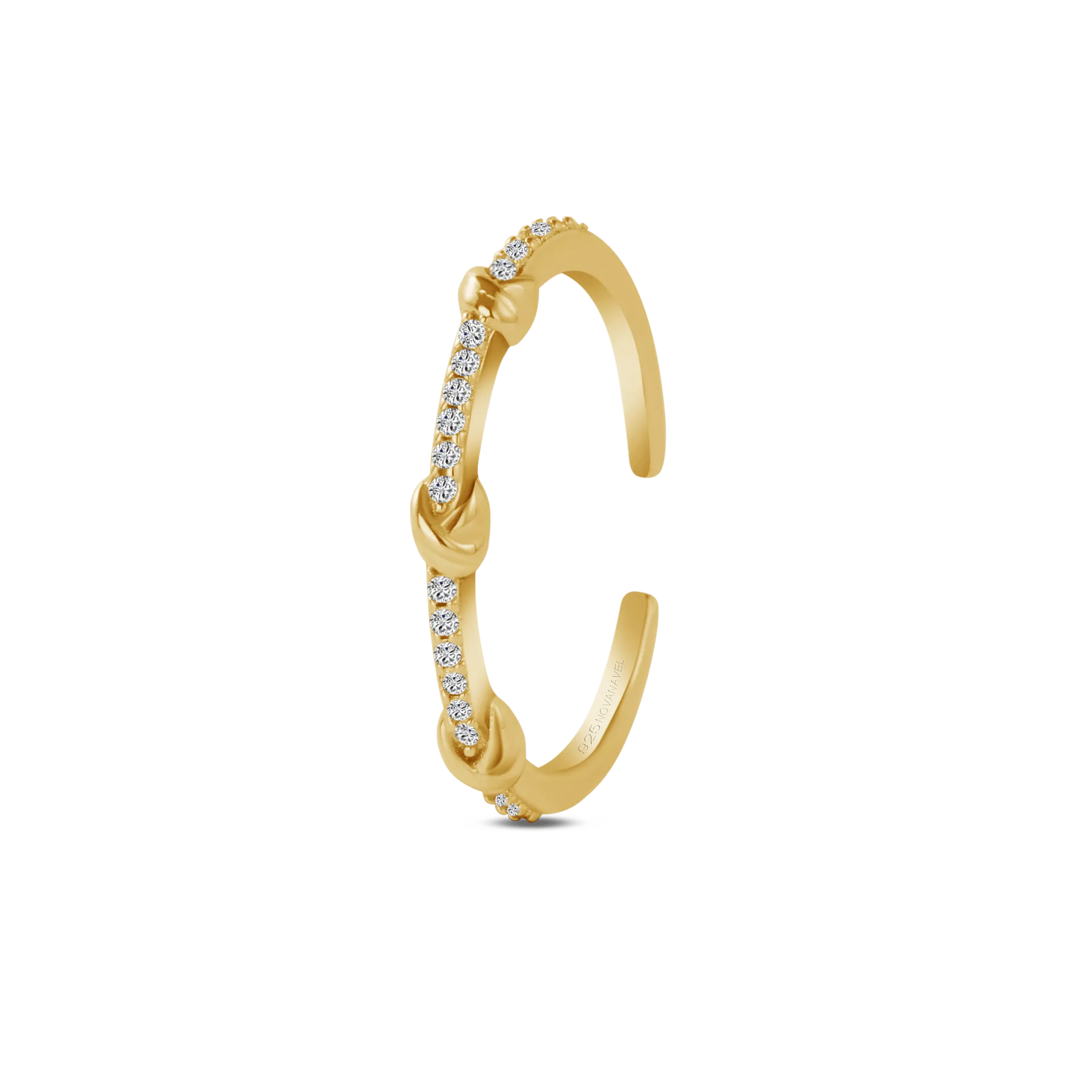 Anello intrecciato in oro