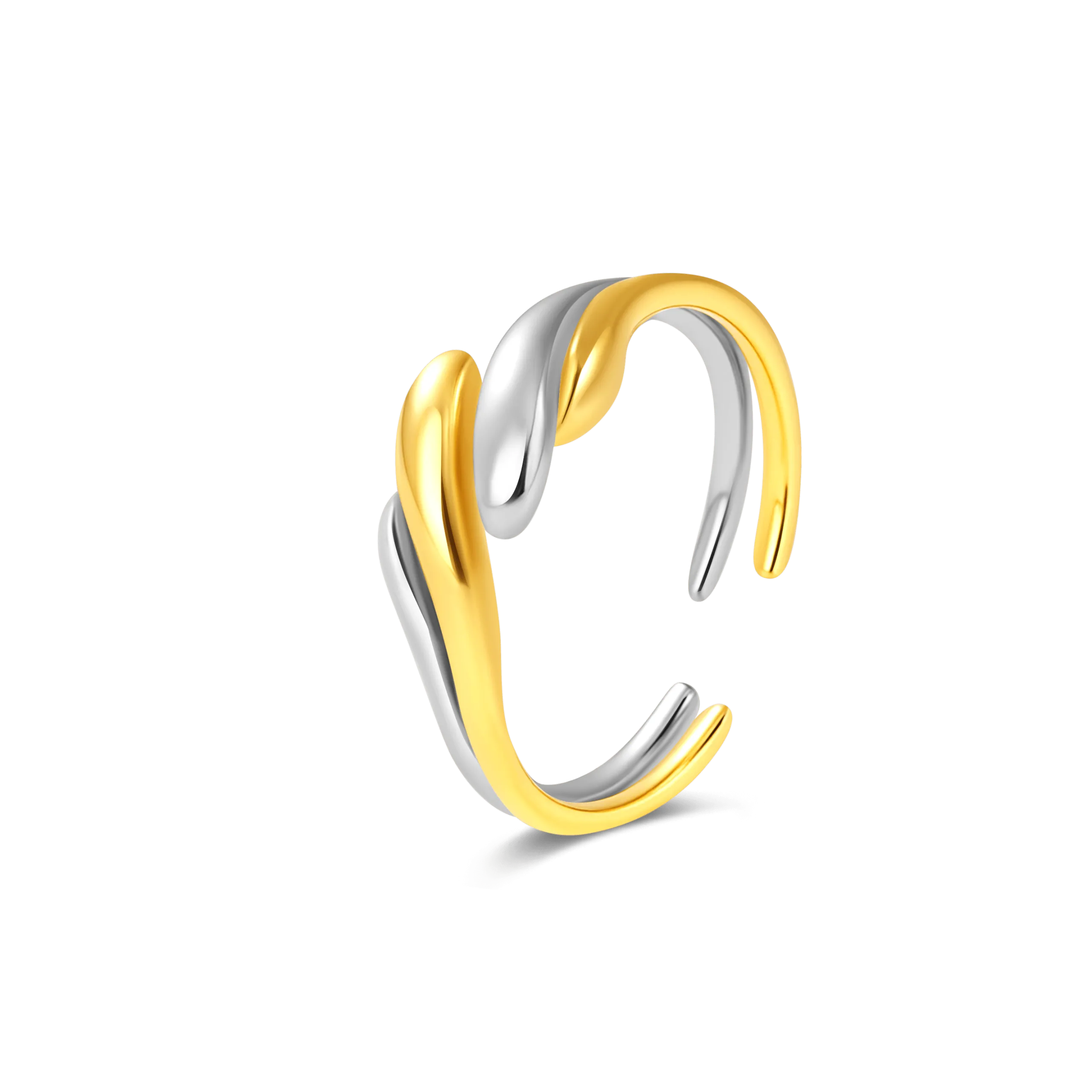 Set anelli kalea in oro e argento