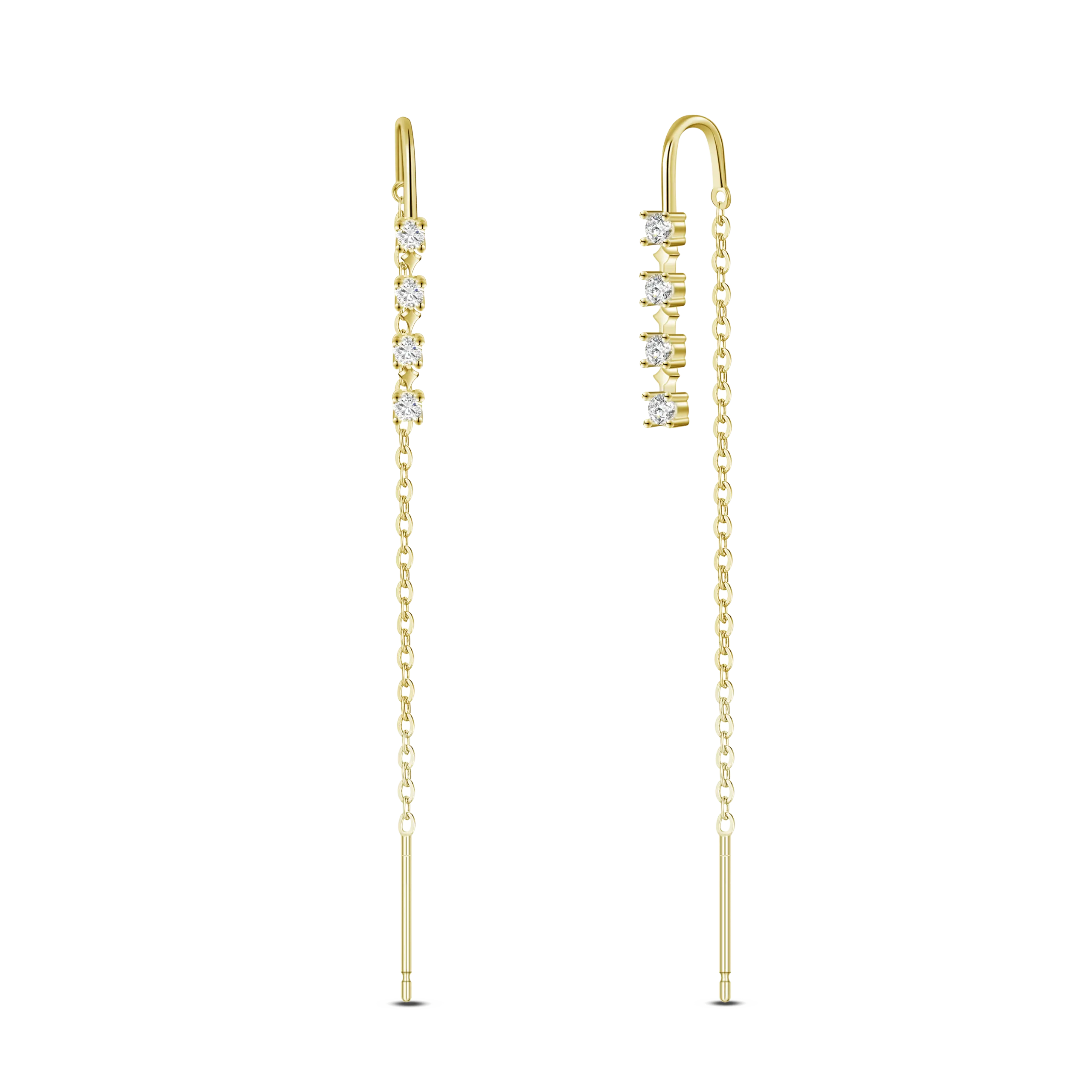 Saliscendi rombo classici in oro