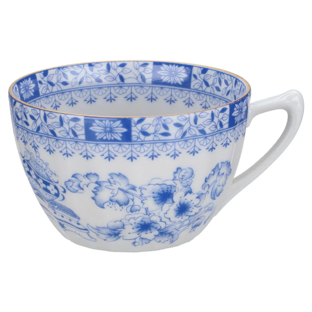 Teetasse - Seltmann Weiden Dorothea China blau