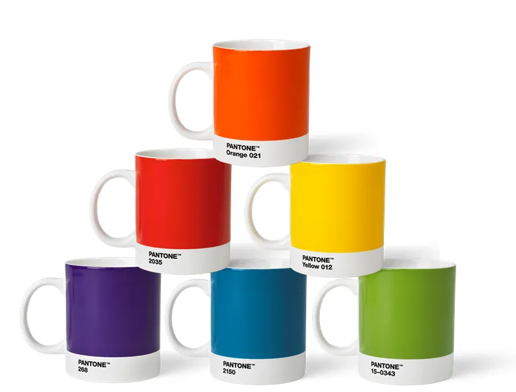 Pantone Porzellan-Becher-Set 1
