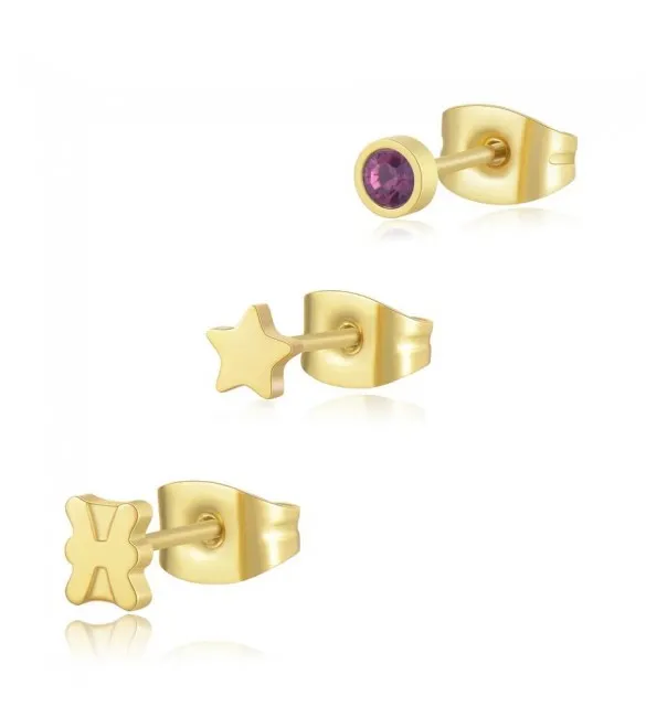 Tris Orecchini S'Agapò donna Pesci