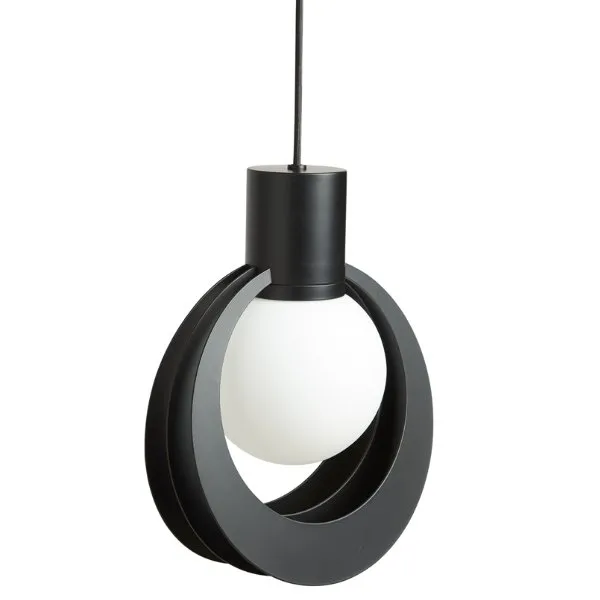 Woud Pendellampe Lunar Schwarz